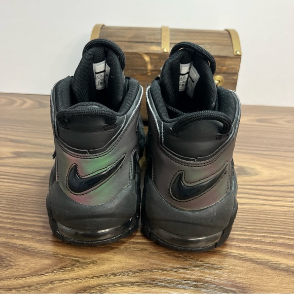 Nike Air More Uptempo GS Size 4.5Y Women’s 6 'Reflective' Sneakers 922845-001 - Picture 6 of 12